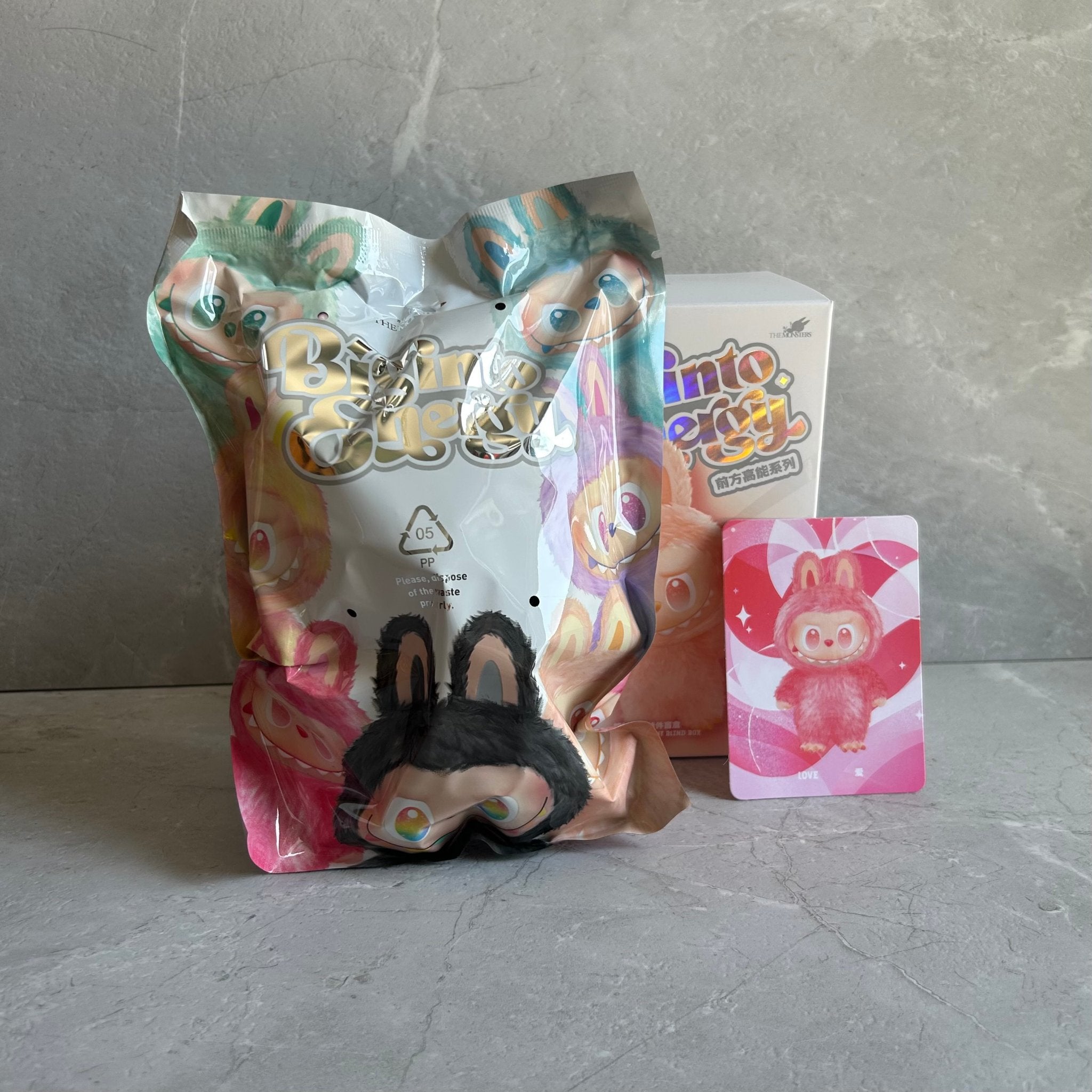 Love - Labubu Big into Energy Series-Vinyl Plush Pendant by POP