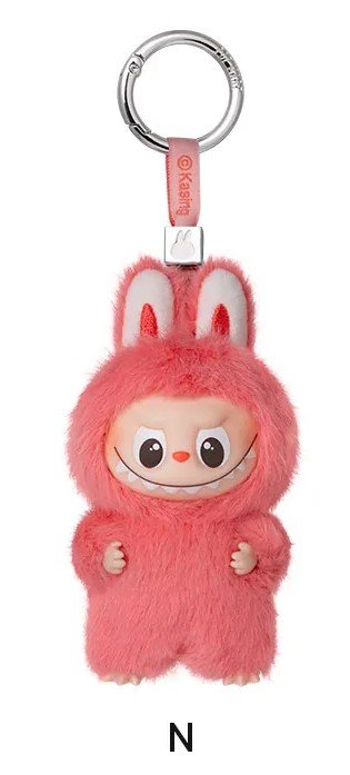 N - Labubu The Monsters Pin For Love Series Vinyl Plush Pendant