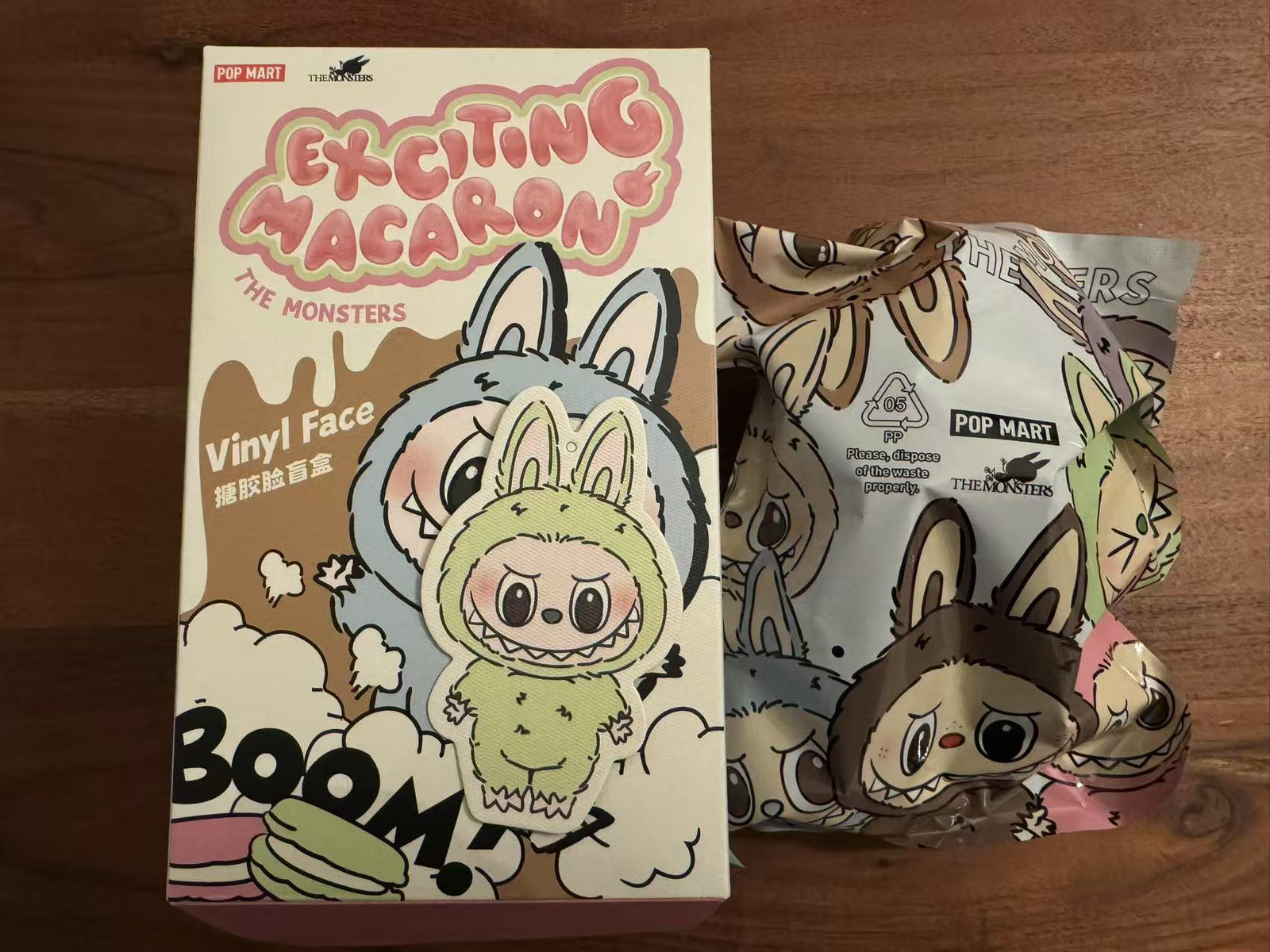 Green Grape - Labubu The MONSTERS Exciting Macaron Vinyl Face by POP MART