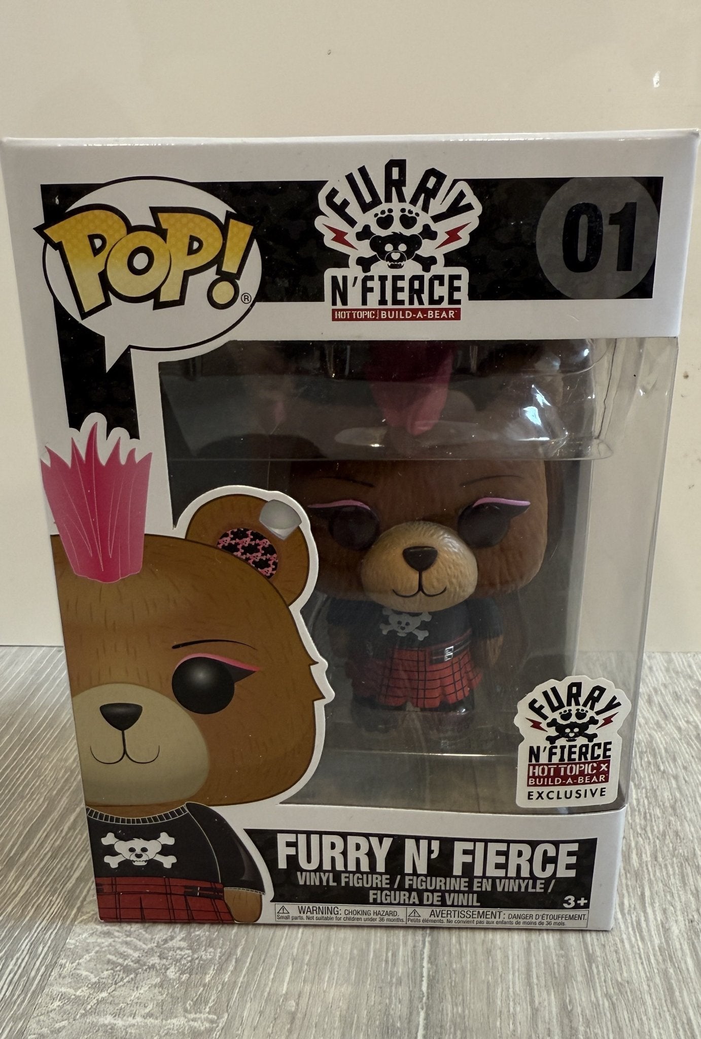 Furry N’ Fierce - Hot Topic Build-A-Bear - Pop! Vinyl