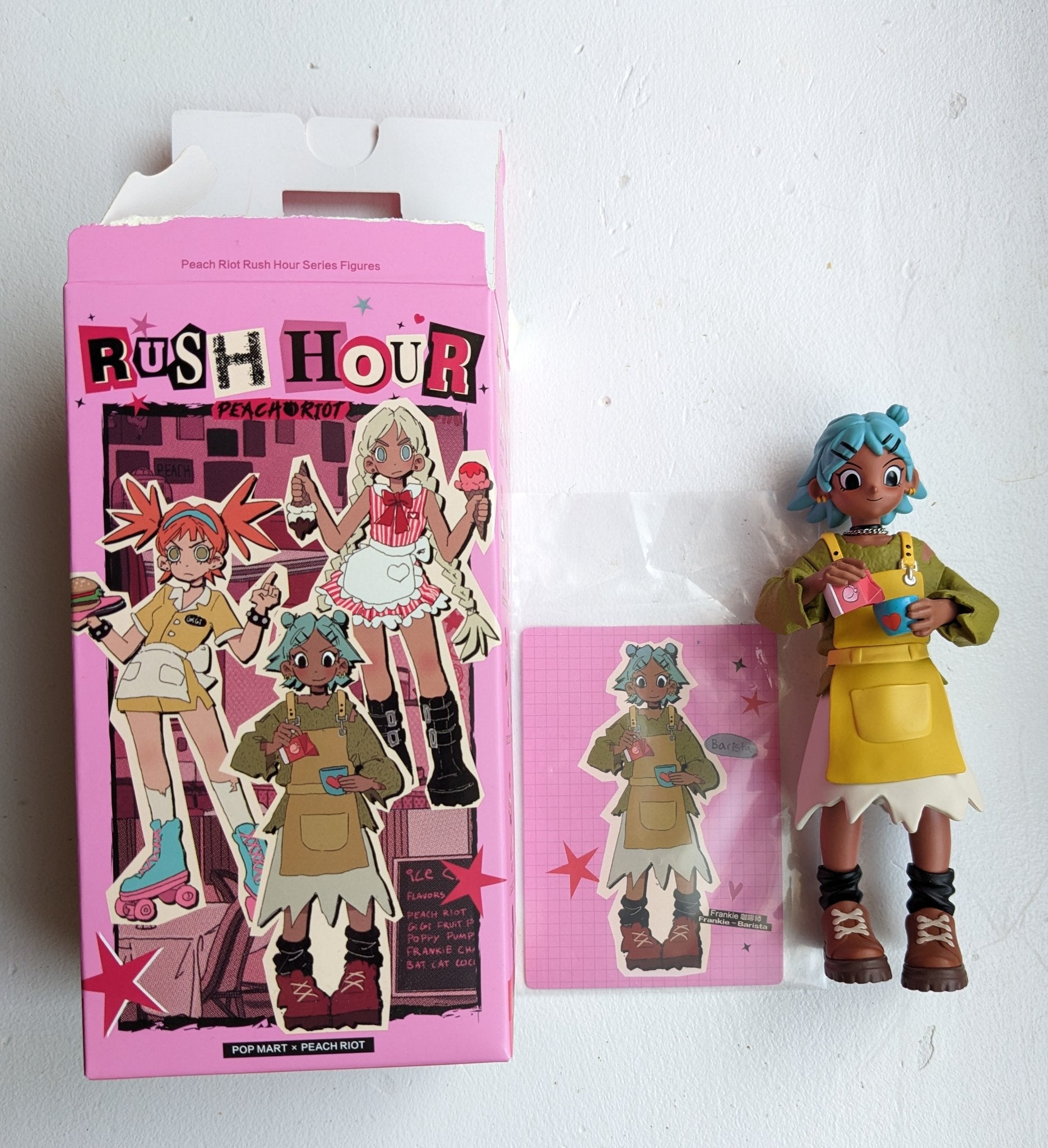 Frankie Barista (Damaged Missing One Hair Bun) - Rush Hour - Peach