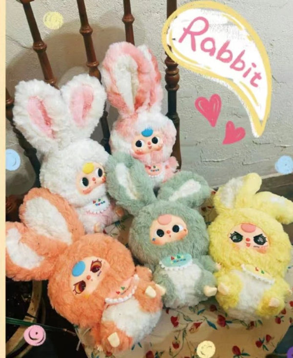 yukiemon ３Ｌ　ベビラビ　ワンピース　ペチなし　うさぎ Baby Three Lily Rabbit Town Series Plush Dolls Blind Box - Mindzai