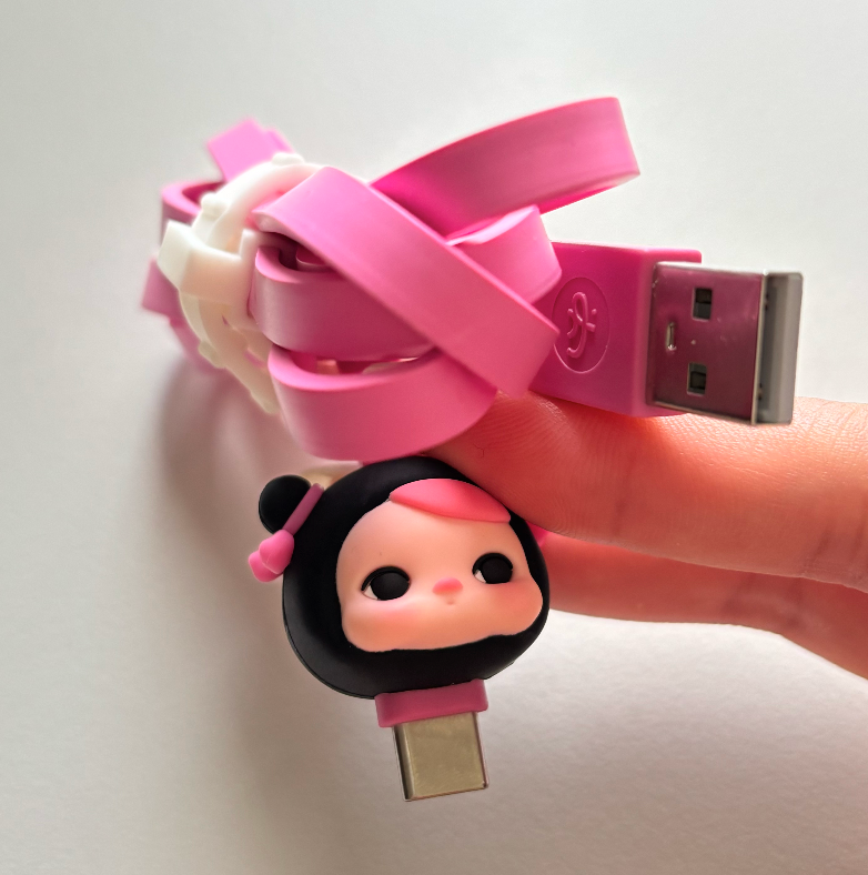 Longevity Peach - PUCKY The Feast Series - USB Type C Charger - POP MART