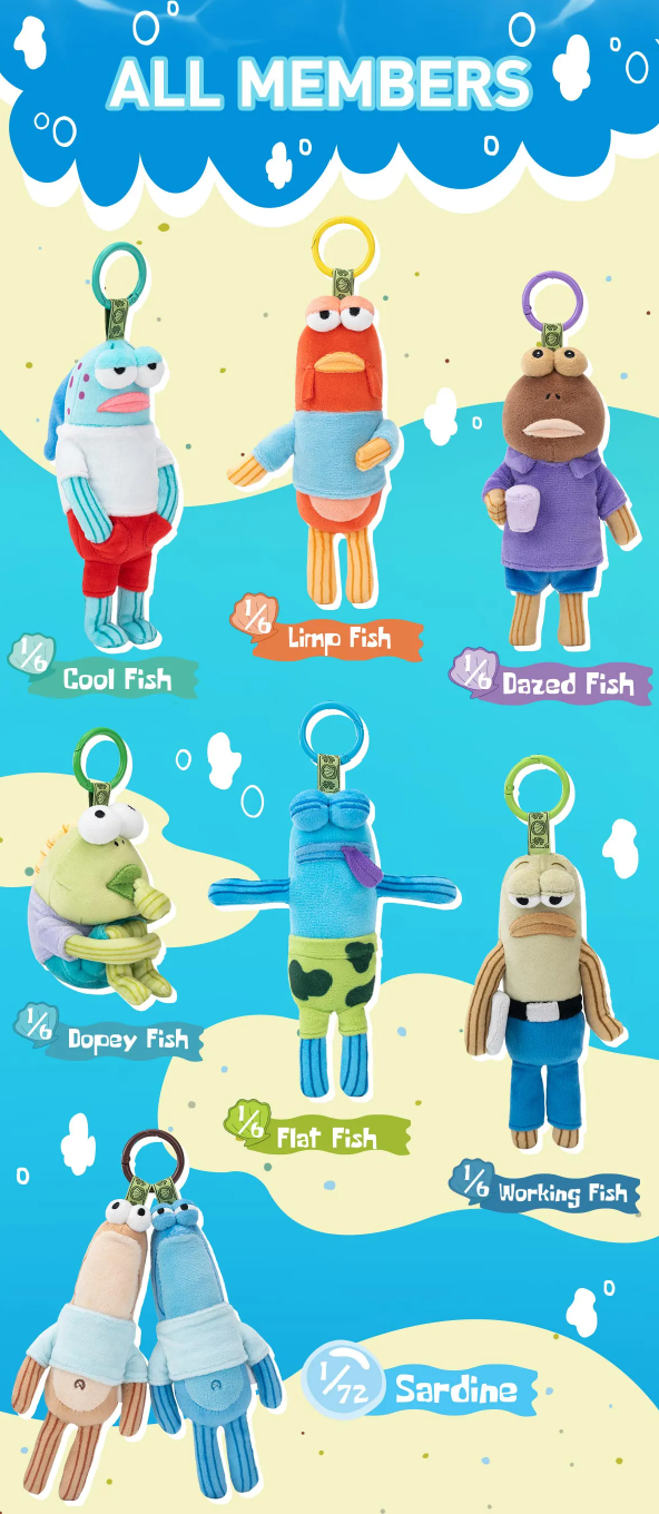 Bikini Bottom Buddies - Whimsical Plush Blind Box By POP MART