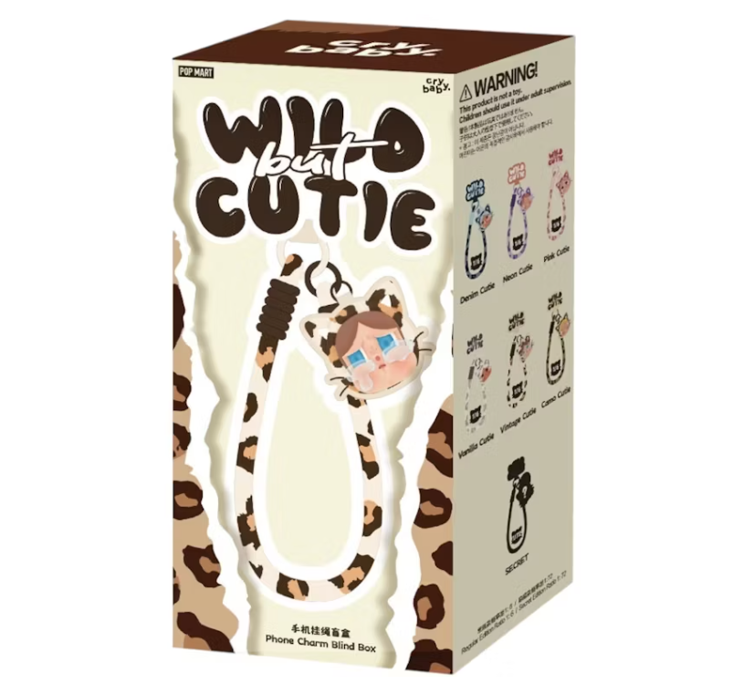 CRYBABY Wild but Cutie Series-Phone Charm Single Blind Box by POP