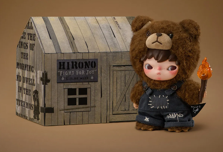 Hirono Living Wild Plush Doll - Fight for Joy - Popmart - Mindzai