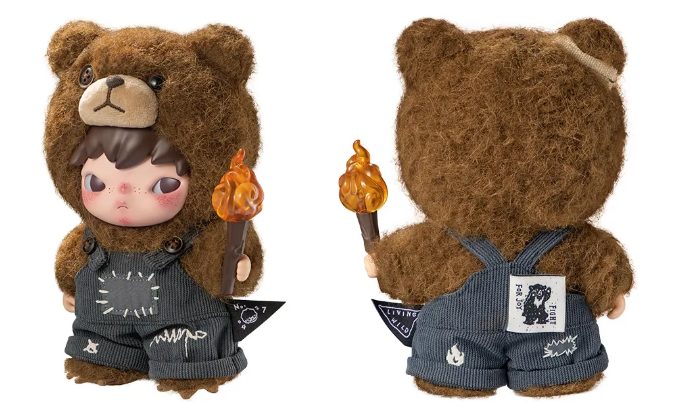 Hirono Living Wild Plush Doll - Fight for Joy - Popmart - Mindzai Hirono Living Wild Plush Doll - Fight for Joy - Popmart - Mindzai