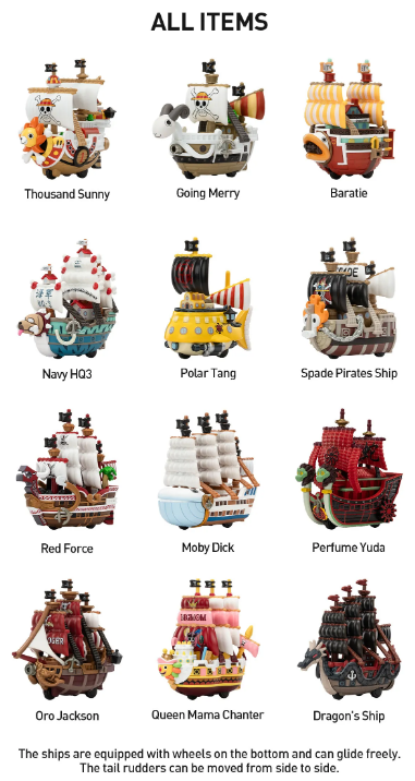 One Piece - Grand Line Series Vehicles Single Blind Box by POP