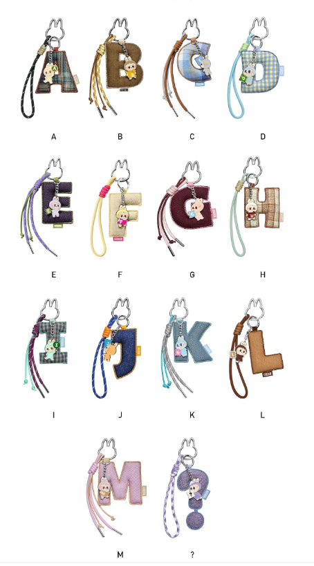 【しん】LABUBU PIN FOR LOVE アルファベット R M POPMART/ポップマート】Labubu ラブブ THE MONSTER PIN FOR LOVE