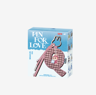 THE MONSTERS Labubu Pin for Love Series- Letter Pendant Blind Box
