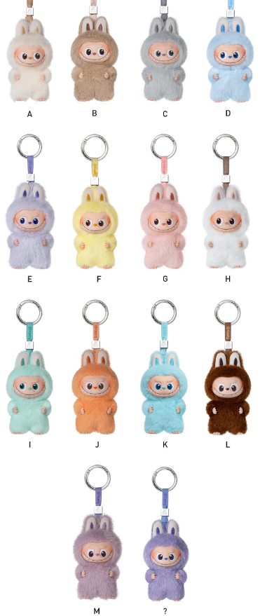 Labubu Pin for Love Plush Blind Box (A-M) Pendant Series by POP