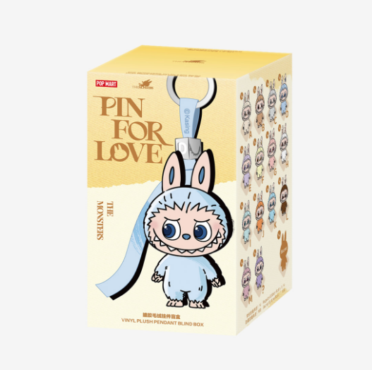 【H】labubu PINFORLOVEシリーズ Labubu Pin for Love Plush Blind Box (A-M) Pendant Series by POP