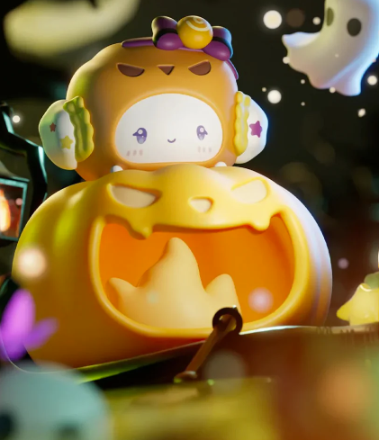 Sanrio Halloween Pumpkin Party Light Single Blind Box - Mindzai