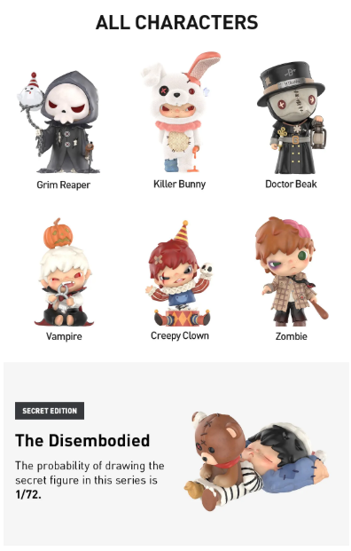 Hirono Monsters' Carnival Series Single Blind Box by POP MART Hirono Monsters' Carnival Series Single Blind Box by POP MART