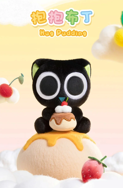 よるくま クリィーミィソープ EX m4 Luo Xiaohei Hug Series Plush Pendant Single Blind Box - Mindzai