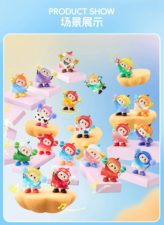 YOYO Tilted Head Series Mini Figures Blind Box by Miniso - Mindzai
