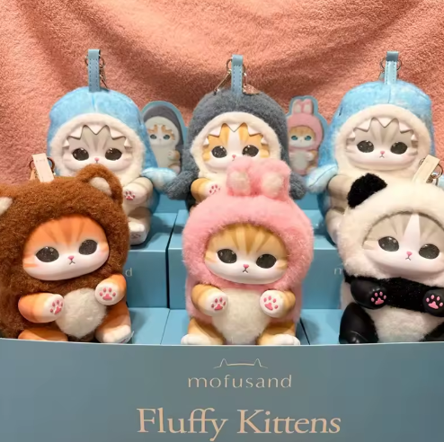 Mofusand x MINISO Fluffy Kittens Plush Blind Box Series Vinyl
