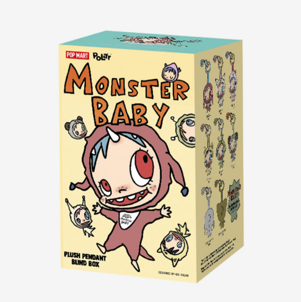 POP MART MONSTER BABY 2個セット POLAR-Monster Baby Plush Pendant Ver.1 Blind Box by POP MART