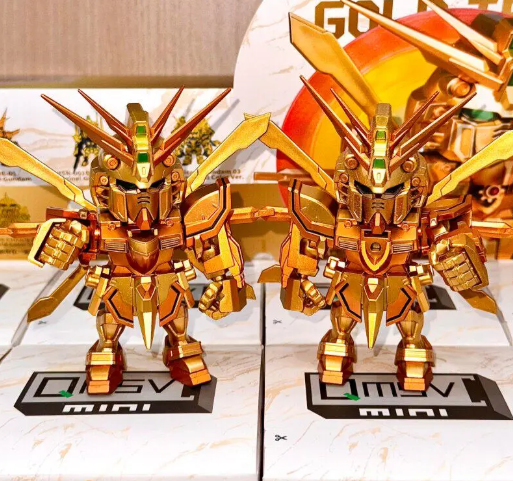 QMSV Gundam Mini Gold Team Blind Box by Bandai - Mindzai Toy Shop QMSV Gundam Mini Gold Team Blind Box by Bandai - Mindzai Toy Shop