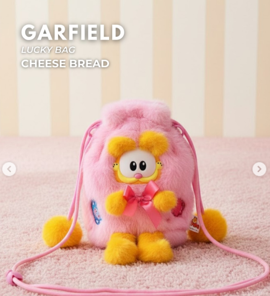 Cheese Bread (Pink) - Garfield Lucky Bag by Xivo