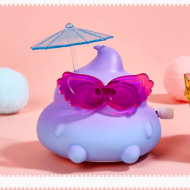 Mist Cool (Purple/Blue, Pink Glasses) - EmmmKun Eye-Rolling Wiggle Wind-up Figure by Choco Teddy