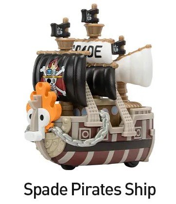 Spade Pirates Ship - One Piece - The Grand Line Series Vehicles
