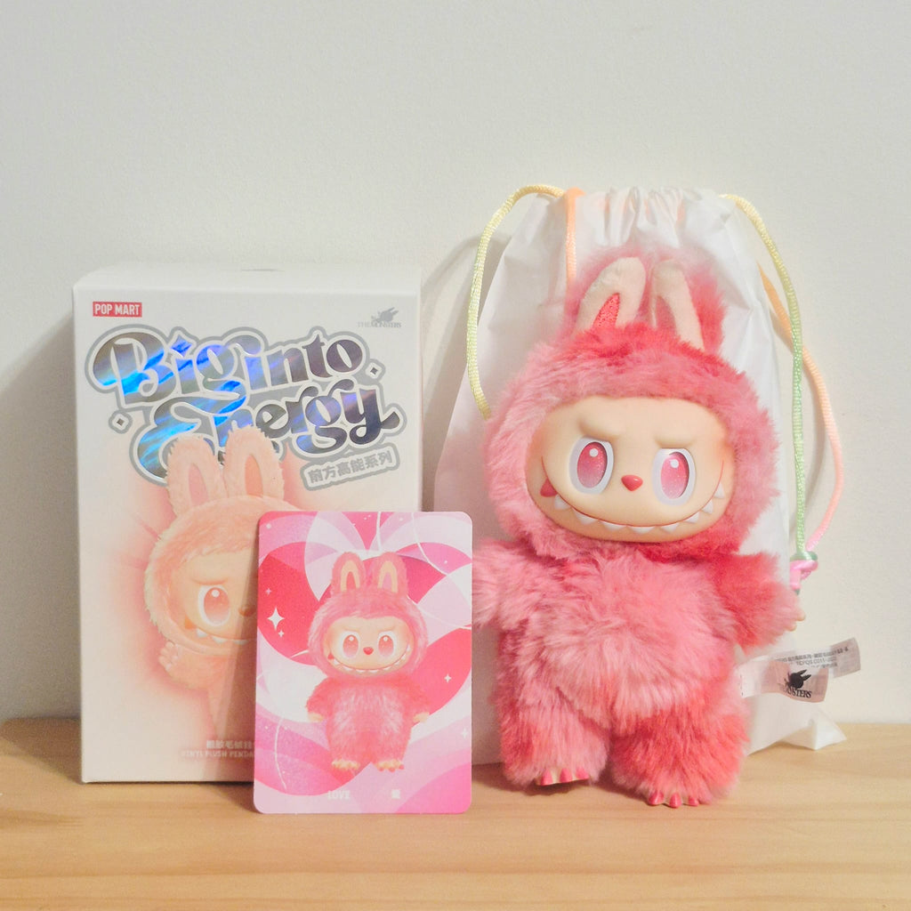 Love Labubu (Red) - The Monsters Big Into Energy Vinyl Plush