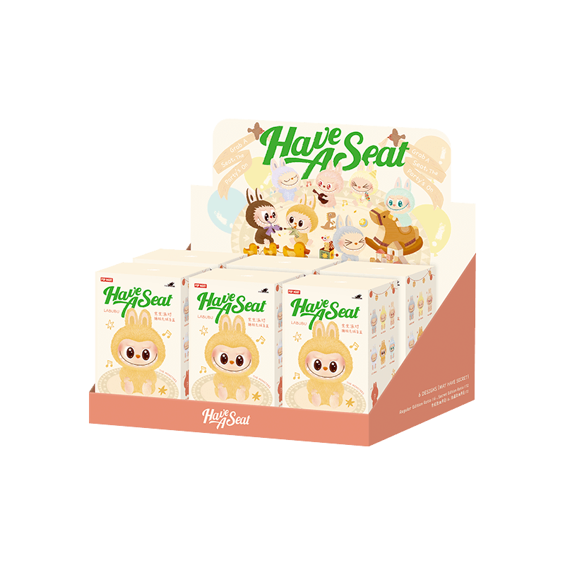 Labubu Have A Seat Vinyl Face Single Blind Box by POPMART