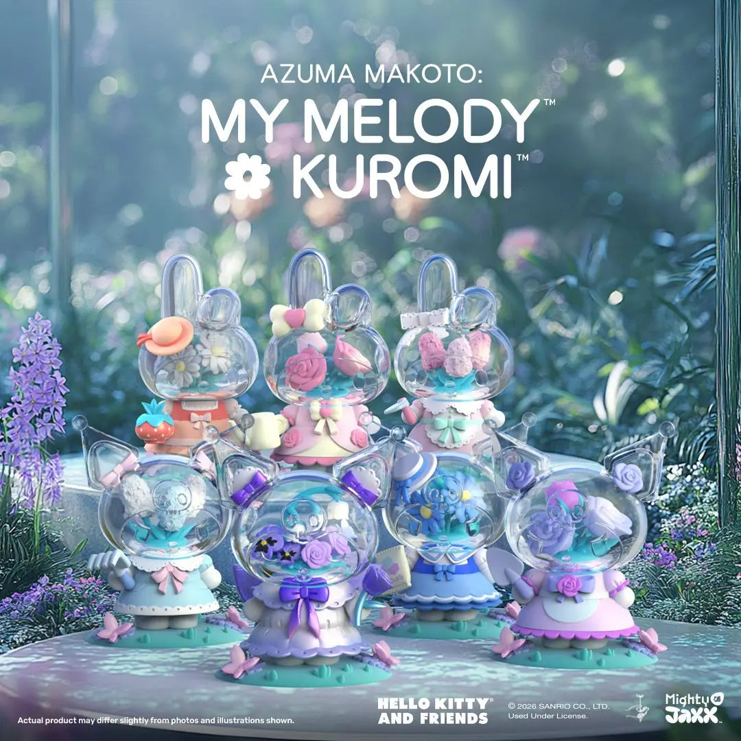 Azuma Makoto: Sanrio My Melody and Kuromi Series Blind Box by Mighty Jaxx