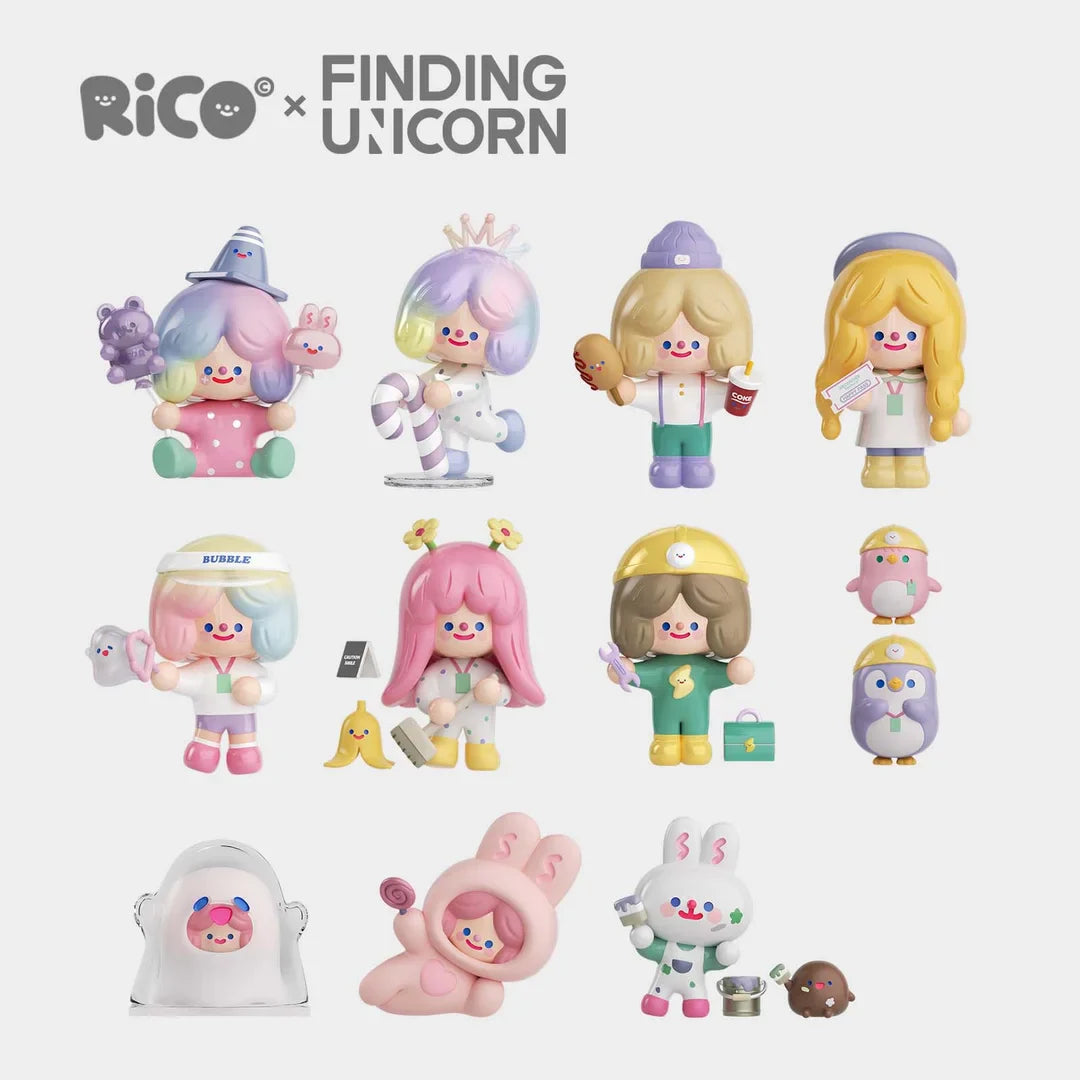 RiCO Happy Factory Blind Box Series by Rico x Finding Unicorn - Mindzai