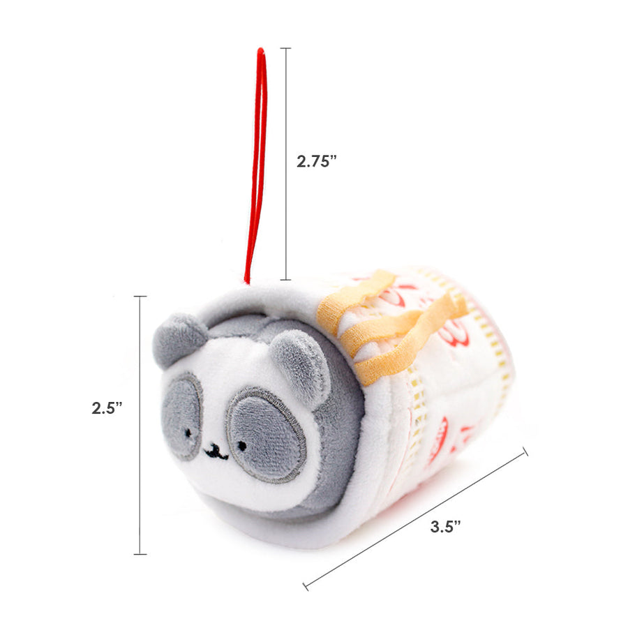 Anirollz Cup Noodles Pandaroll Plush Keychain (Mini)