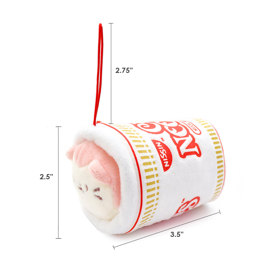 Anirollz Cup Noodles Kittiroll Plush Keychain (Mini)