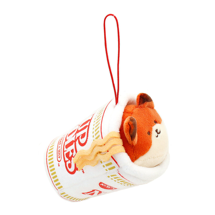 Anirollz Cup Noodles Foxiroll Plush Keychain (Mini)