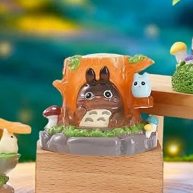Tree Trunk - Totoro Firefly Forest time Gathering light by Mohe Le