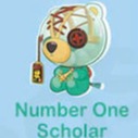 Number One Scholar - Raggedy Teddy Today&#39;s Blessings Series by Joybrain