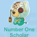 Number One Scholar - Raggedy Teddy Today's Blessings Series by Joybrain