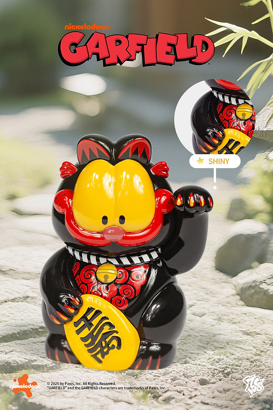 Black - Garfield Lucky Cat Series by ZCWO - Mindzai Toy Shop