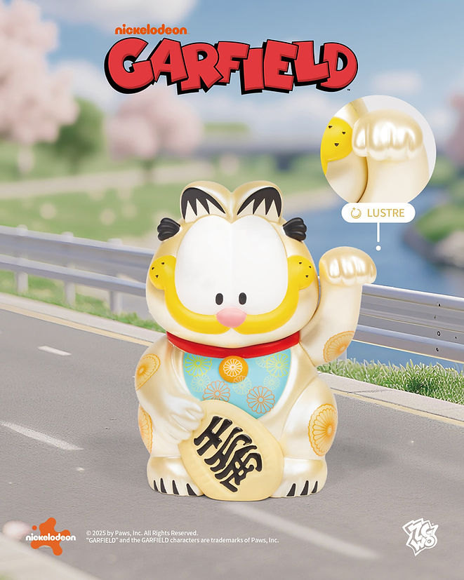 Pearl Finishing - Garfield Lucky Cat Series by ZCWO