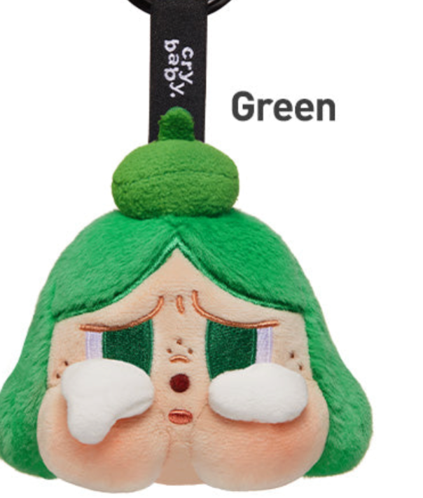 Green - CRYBABY CHEER UP, BABY! Series Plush Pendant by POP MART