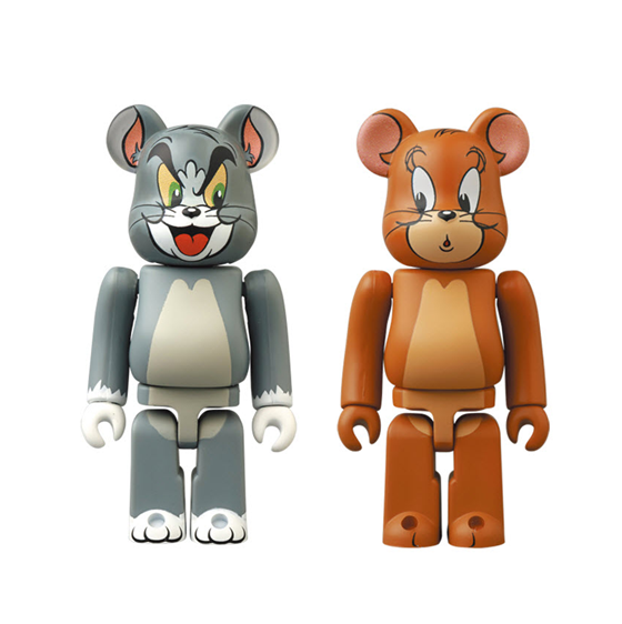 Tom and Jerry Set of 2 (Animal) - Bearbrick Series 41 by Medicom Toy
