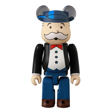 Monopoly Man (Artist) -  Bearbrick Series 49 by Medicom