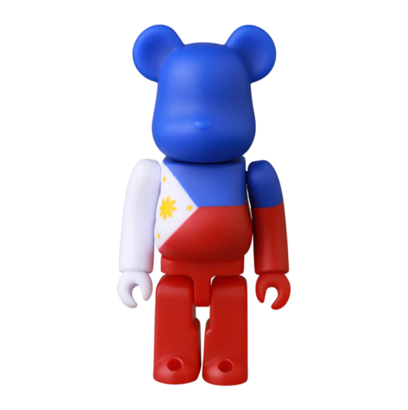 Philippines Flag -  Bearbrick Series 49 by Medicom