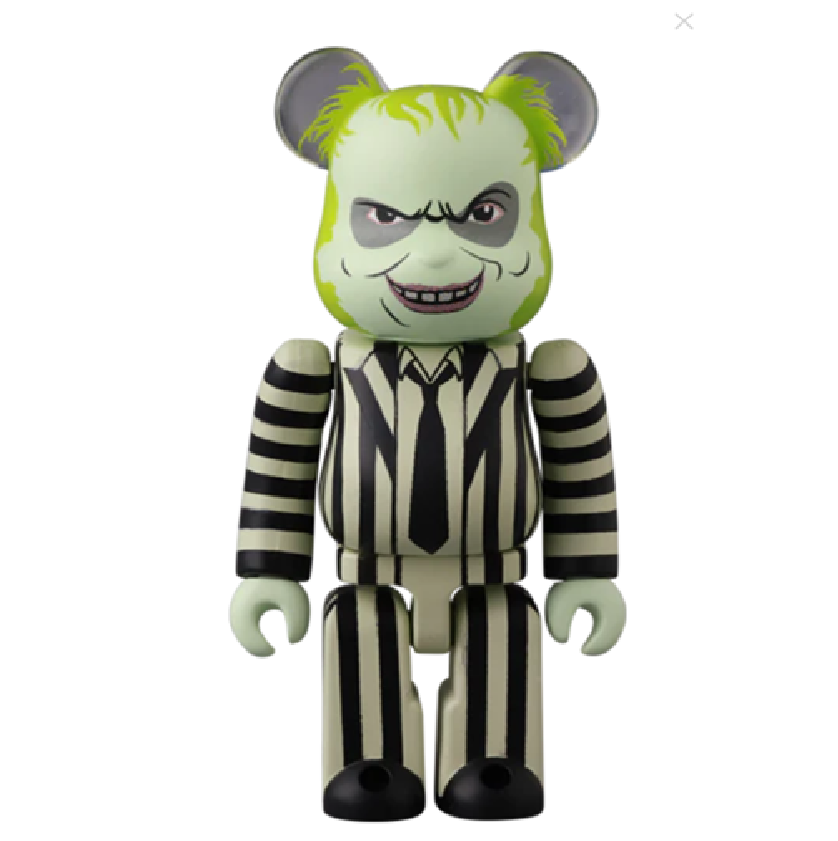 Beetlejuice -  Bearbrick Series 49 by Medicom