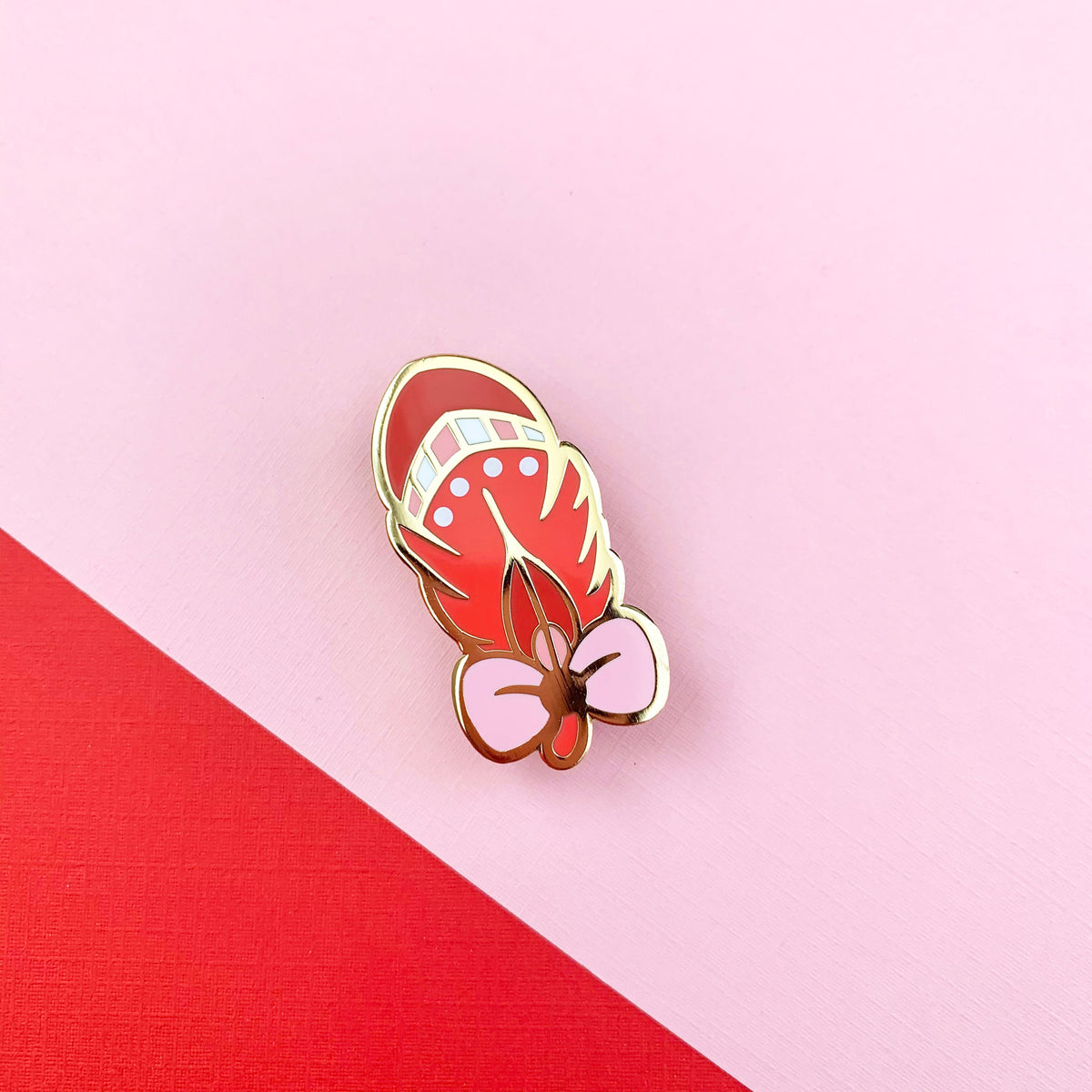 Celeste Feather Enamel Pin by Shumi Collective