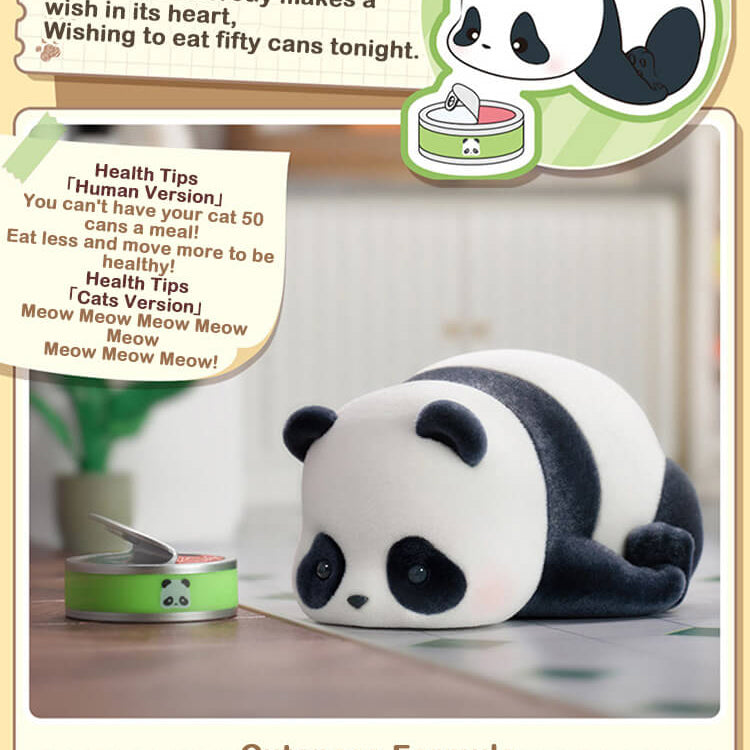 Cat Craving Food - Panda Roll as Cat Series by 52 Toys