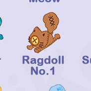 Ragdoll No.1 - Downy Pranky Paradise Series by Strawberry Mousseta