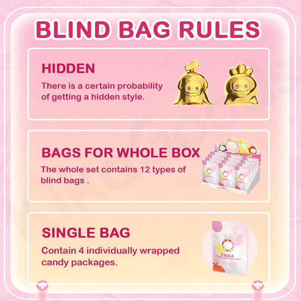 EMMA Colorful Sweet Heart Beans Blind Bag Series by MJ Studio