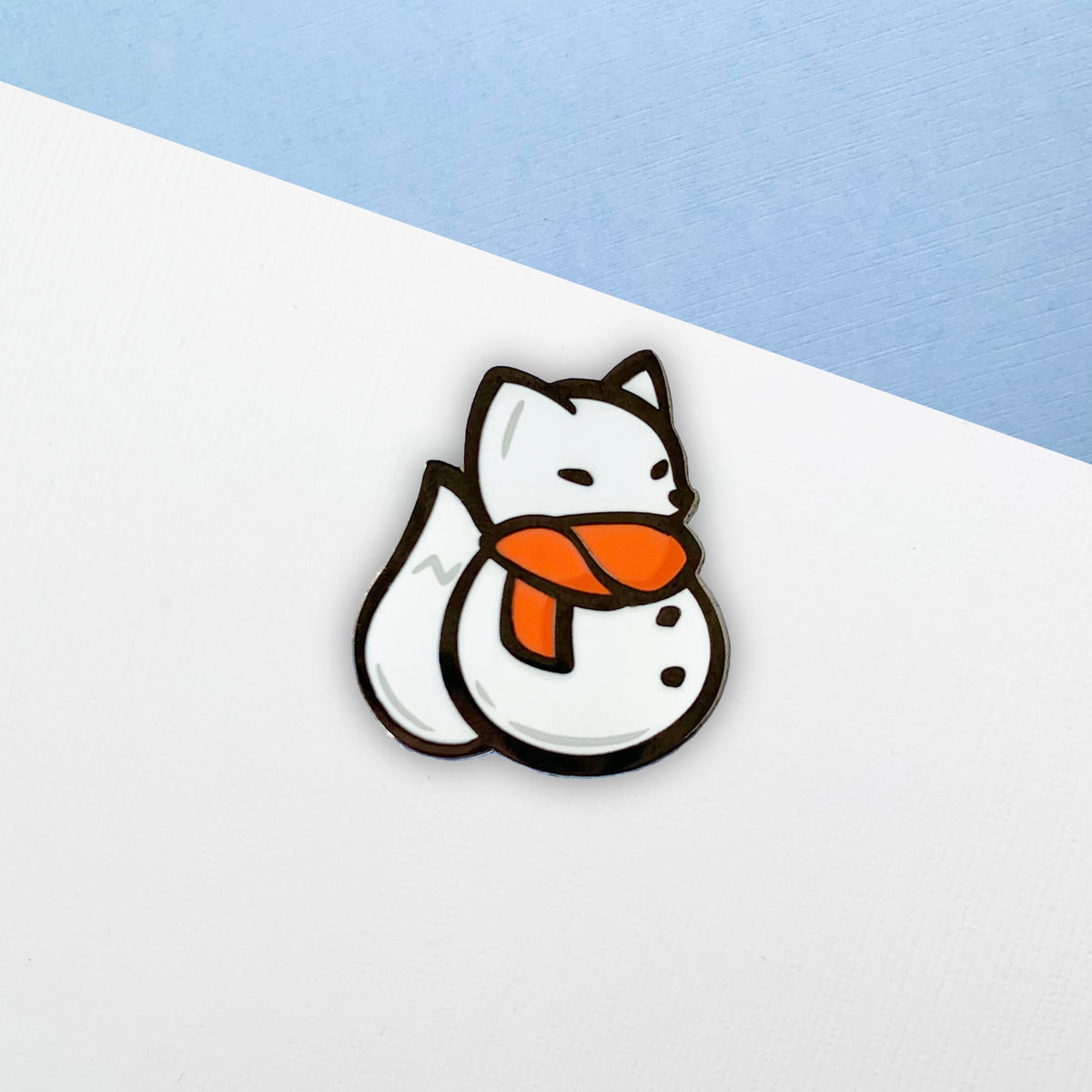 Fox Snowanimal Enamel Pin by Shumi Collective