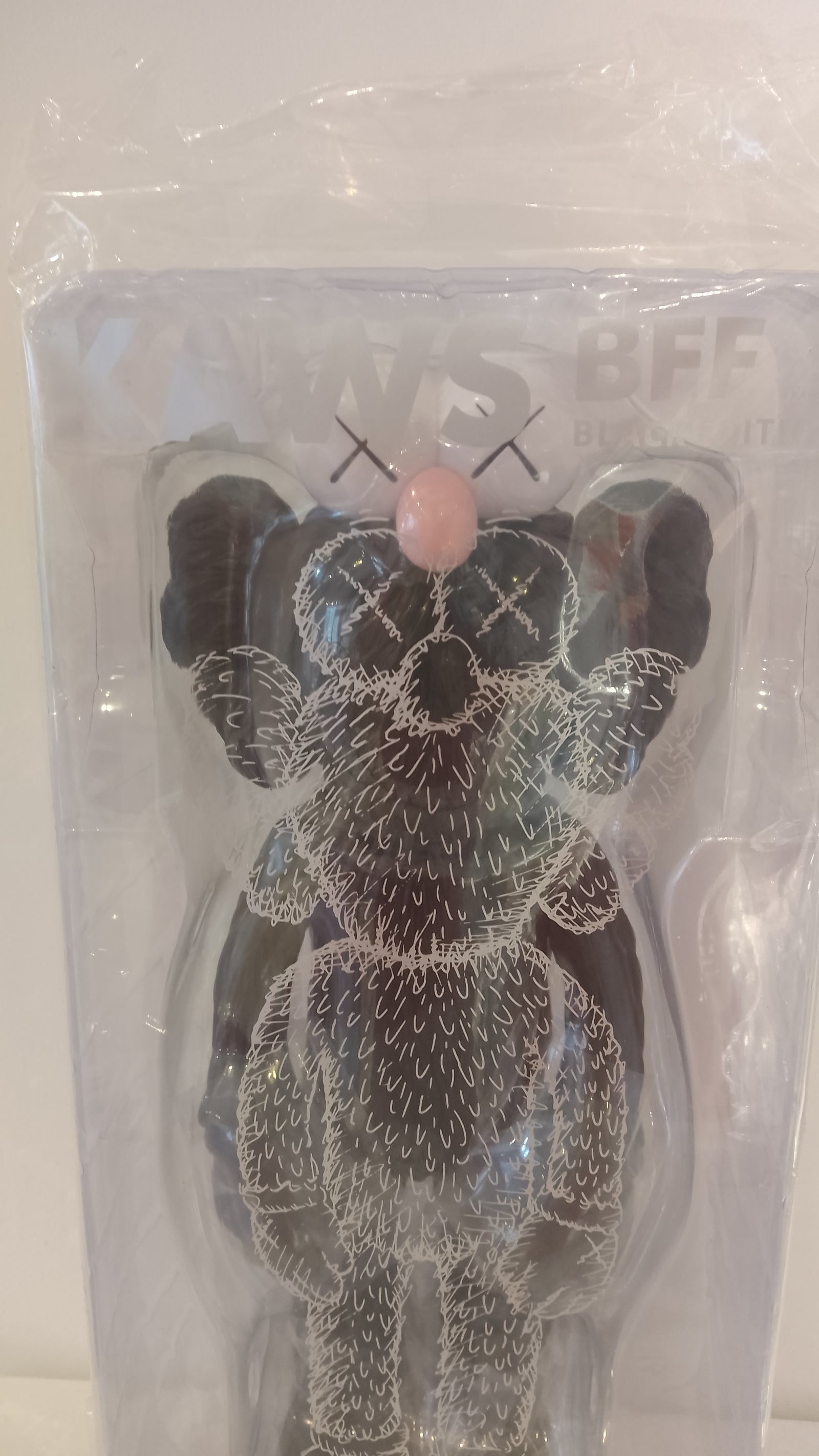 KAWS BFF Black Edition 13" Vinyl Figure