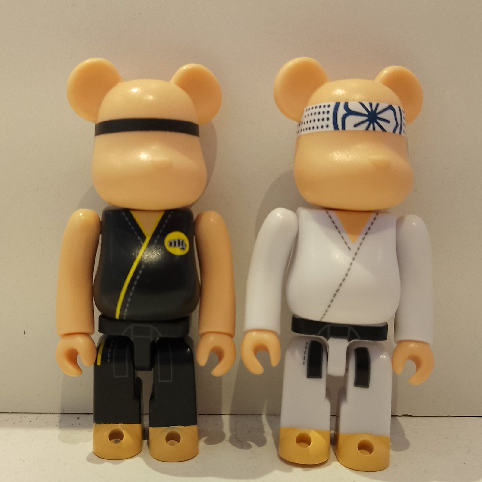 Cobra Kai and Miyagi (Artist) Set - Bearbrick Series 43 by Medicom
